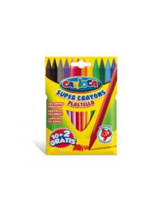 CAJA CARTON 12 PLASTICERAS COLORES SURTIDOS CARIOCA 42711