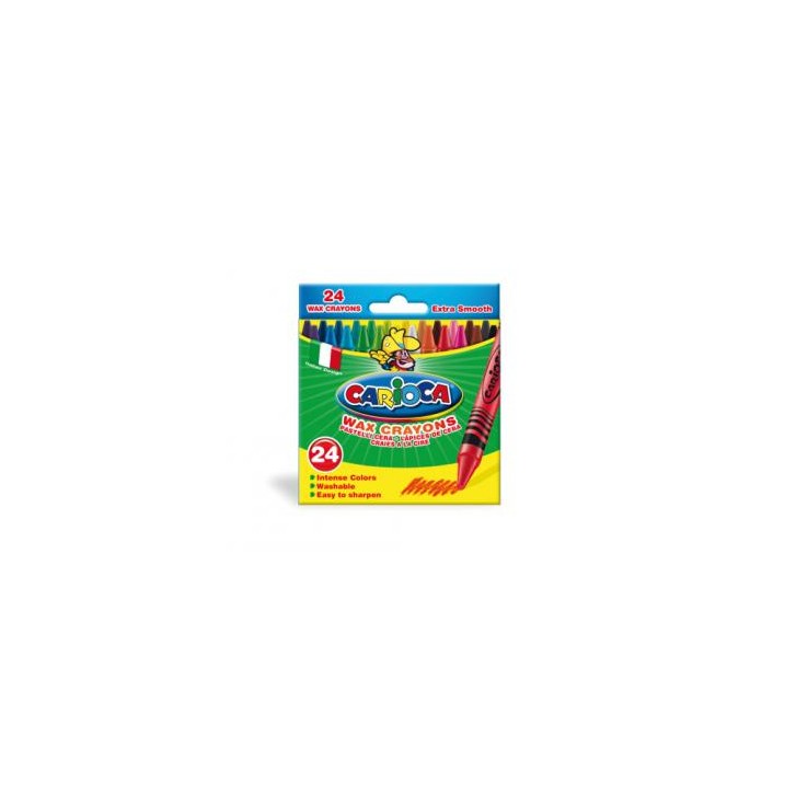 CAJA 24 CERAS PASTEL CARIOCA 42366