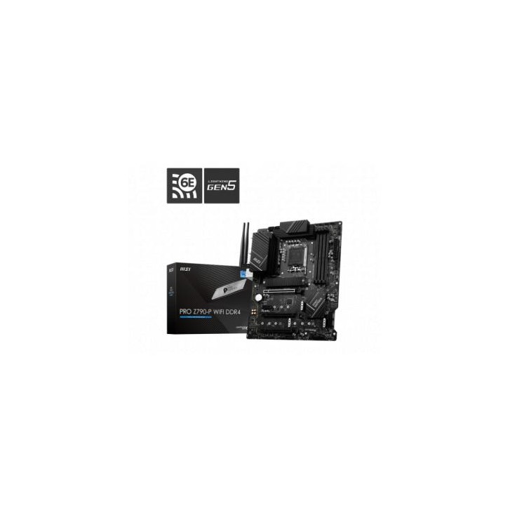 PLACA MSI PRO Z790-P WIFI,INTEL,1700,Z790,4DDR5,256GB,HDMI+DP,6SATA3+4M.2,9USB3.2,2.5GB+WIFI6E+BT5.3,ATX