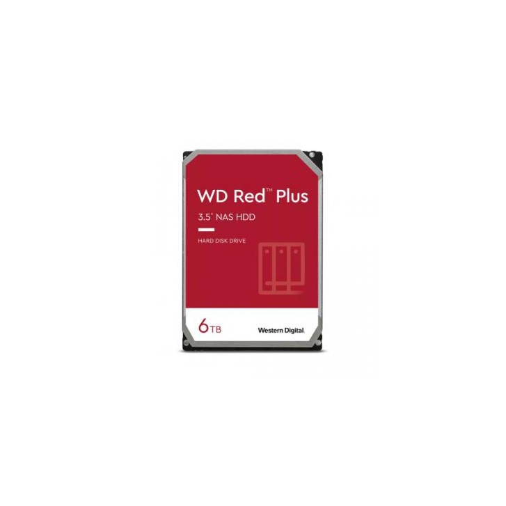 Western Digital Red Plus WD60EFPX disco duro interno 3.5" 6000 GB Serial ATA III