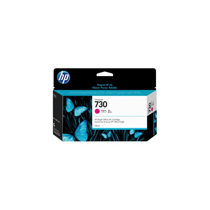 HP Cartucho de tinta DesignJet 730 magenta de 130 ml