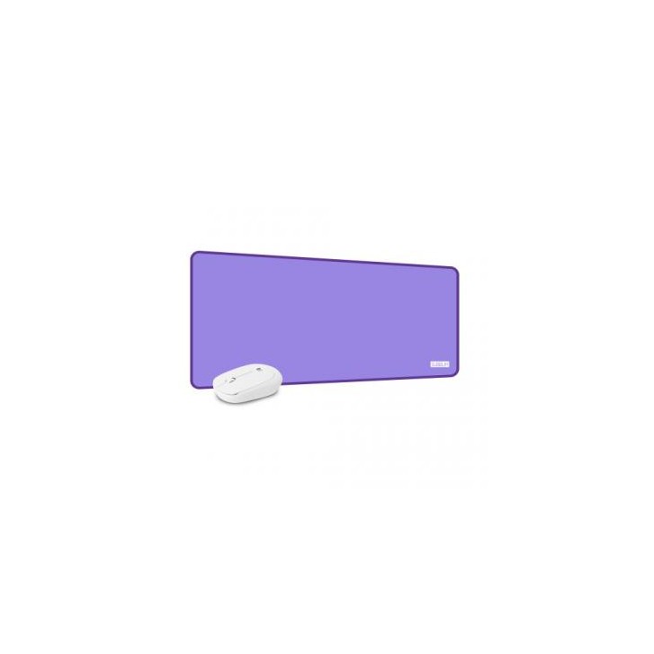 SUBBLIM Alfombrilla con Ratón Harmony Pack Mousepad XL + Wireless Mouse Purple