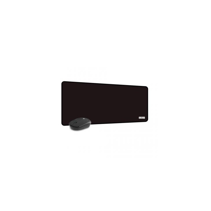 SUBBLIM Alfombrilla con Ratón Harmony Pack Mousepad XL + Wireless Mouse Black