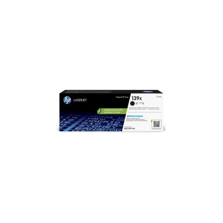 HP LaserJet Cartucho de Tóner Original 139X negro de alta capacidad