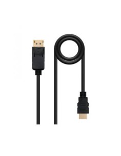 NANOCABLE CABLE CONVERSOR DP A HDMI, DP/M-HDMI/M NEGRO 10 M