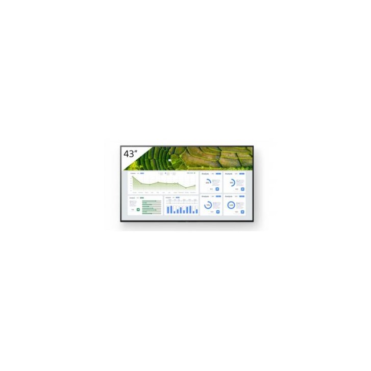 Sony FW-43BZ30L pantalla de señalización Pantalla plana para señalización digital 109,2 cm (43") LCD Wifi 440 cd / m² 4K Ultra H