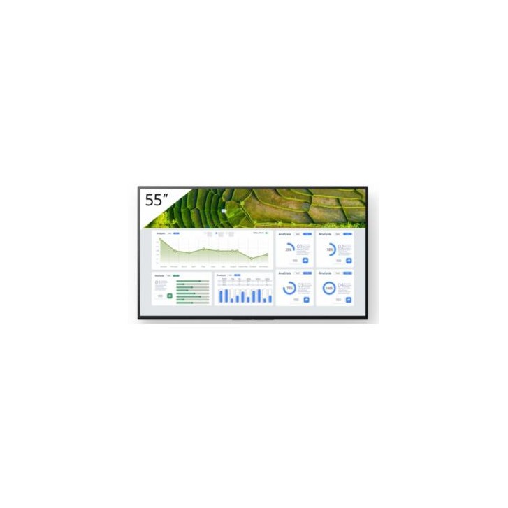 Sony FW-55BZ30L pantalla de señalización Pantalla plana para señalización digital 139,7 cm (55") LCD Wifi 440 cd / m² 4K Ultra H