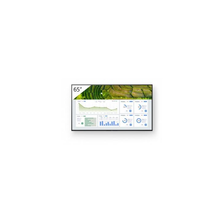 Sony FW-65BZ30L pantalla de señalización Pantalla plana para señalización digital 165,1 cm (65") LCD Wifi 440 cd / m² 4K Ultra H