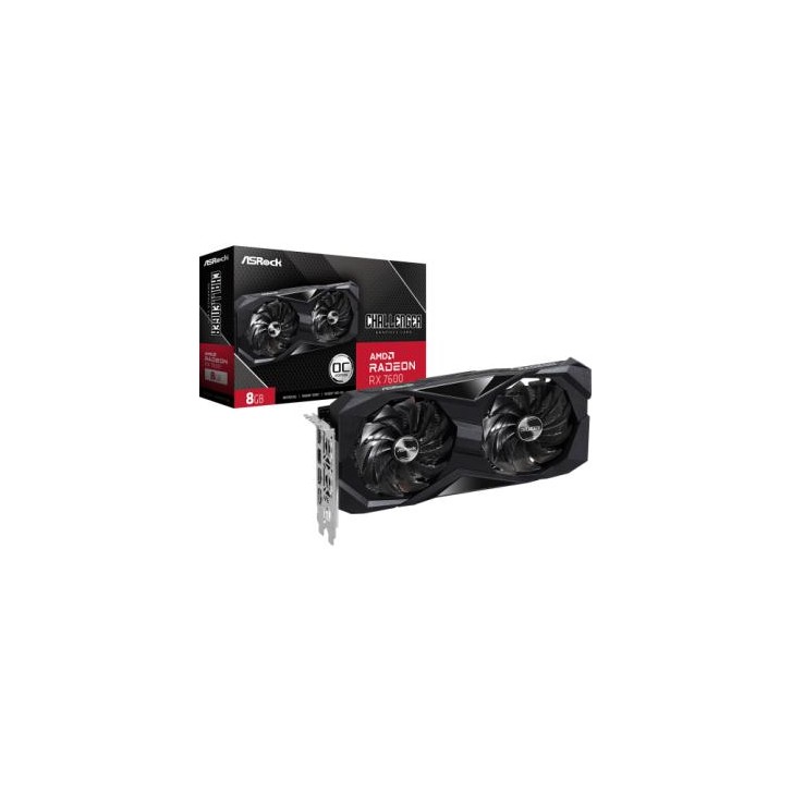 Asrock Challenger 90-GA41ZZ-00UANF tarjeta gráfica AMD Radeon RX 7600 8 GB GDDR6