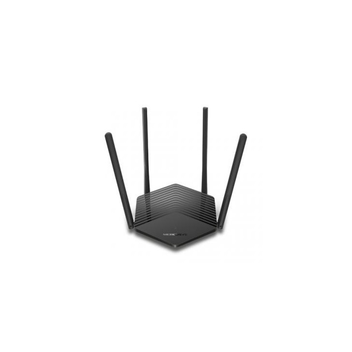Mercusys MR60X router inalámbrico Gigabit Ethernet Doble banda (2,4 GHz / 5 GHz) Negro