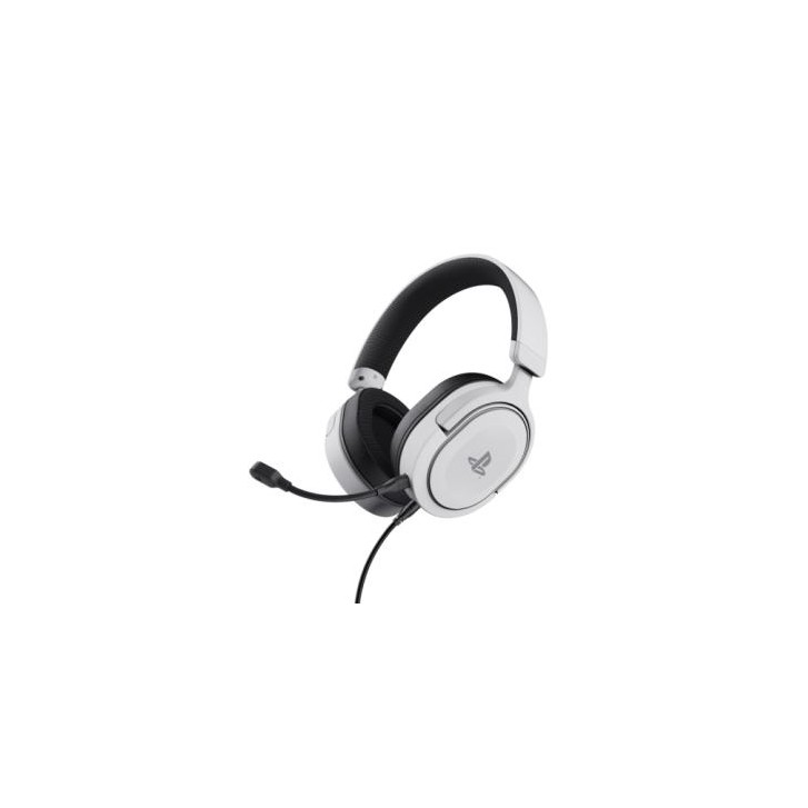 Trust GXT 498 Forta Auriculares Alámbrico Diadema Juego Negro, Blanco