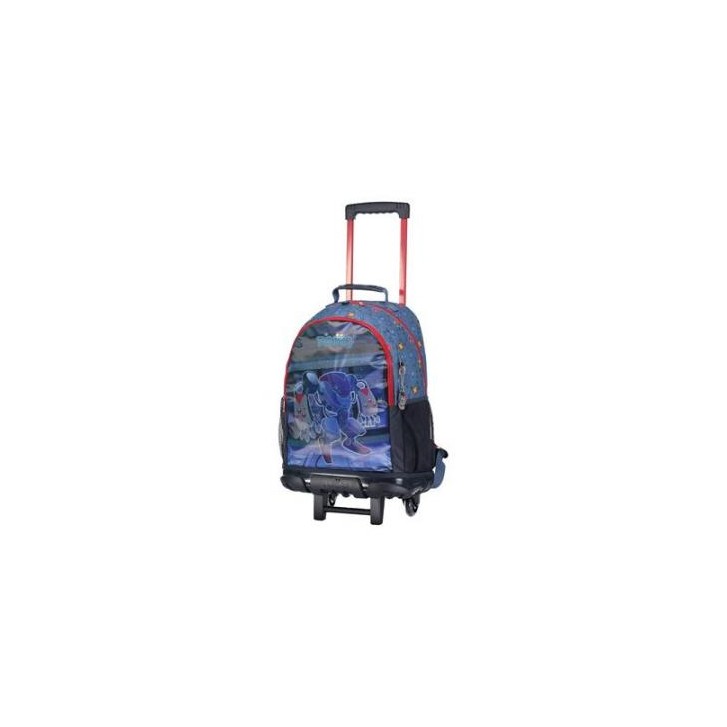 MOCHILA ESCOLAR GRANDE 3 RUEDAS - ATLAS TOTTO MJ03ATA003-2210-2JW