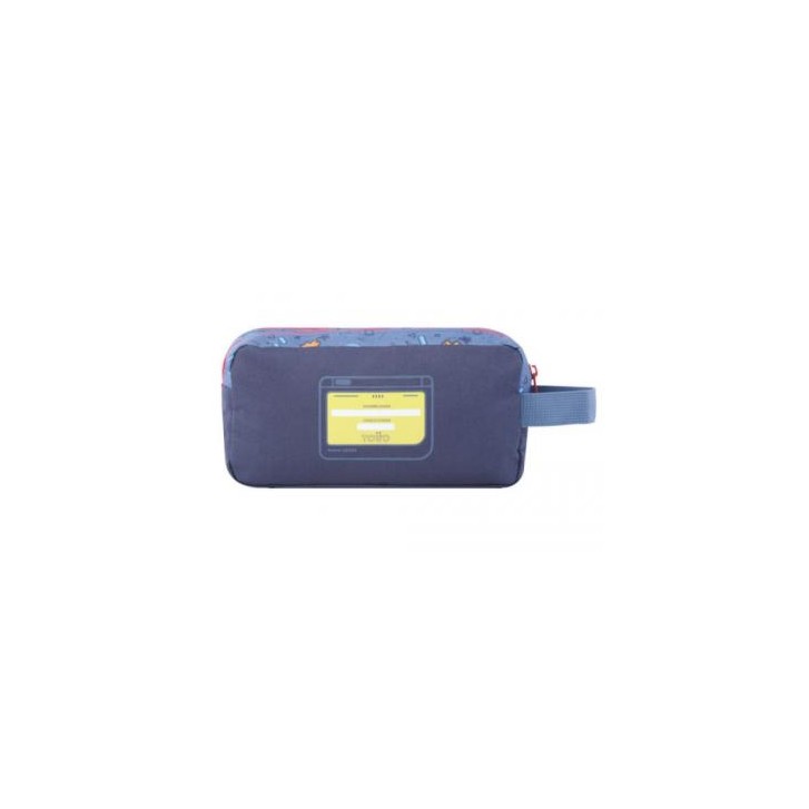 ESTUCHE ESCOLAR DOS COMPARTIMENTOS - ATLAS TOTTO AJ52ATA001-2210-2JW