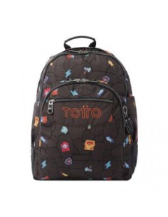 MOCHILA ESCOLAR ESTAMPADO VIDEOJUEGO - CRAYOLES TOTTO MA04ECO029-2210N-3Y7