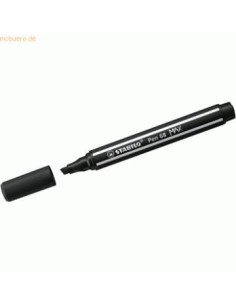 ROTULADOR PREMIUM CON PUNTA DE FIBRA BISELADA PEN 68 MAX COLOR NEGRO STABILO 768/46