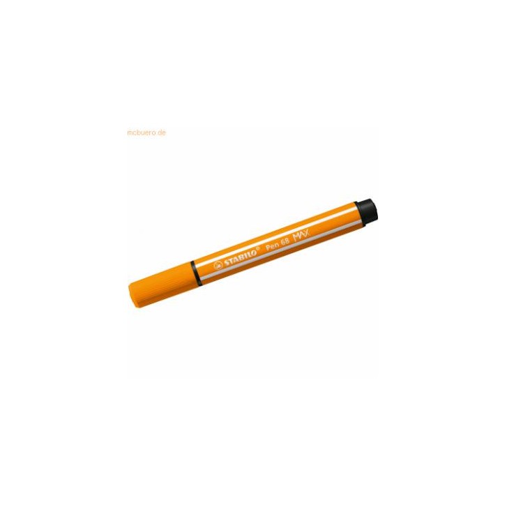 ROTULADOR PREMIUM CON PUNTA DE FIBRA BISELADA PEN 68 MAX COLOR NARANJA STABILO 768/54