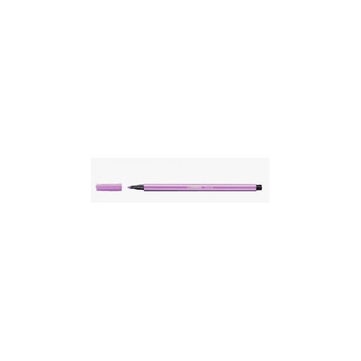 ROTULADOR PREMIUM CON PUNTA DE FIBRA BISELADA PEN 68 MAX COLOR LILA STABILO 768/58