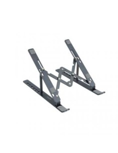 TOOQ SOPORTE ELEVADOR ALUMINIO PLEGABLE PORTÁTILES GRIS