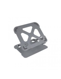 TOOQ SOPORTE ELEVADOR DE ALUMINIO AJUSTABLE ERGONÓMICO PARA PORTÁTILES, GRIS