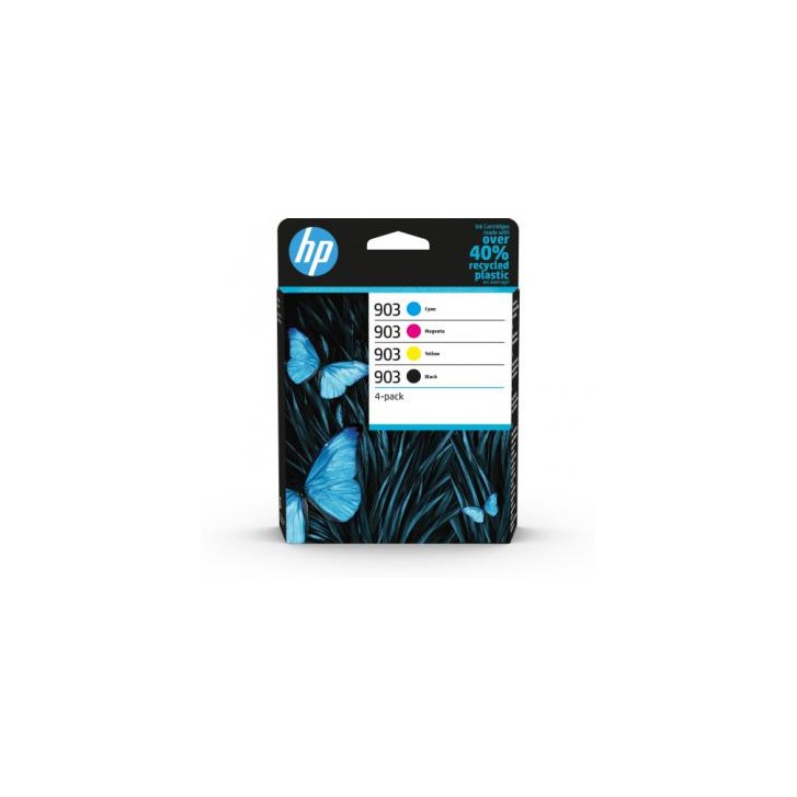 HP Paquete de 4 cartuchos de tinta Original 903 negro/cian/magenta/amarillo