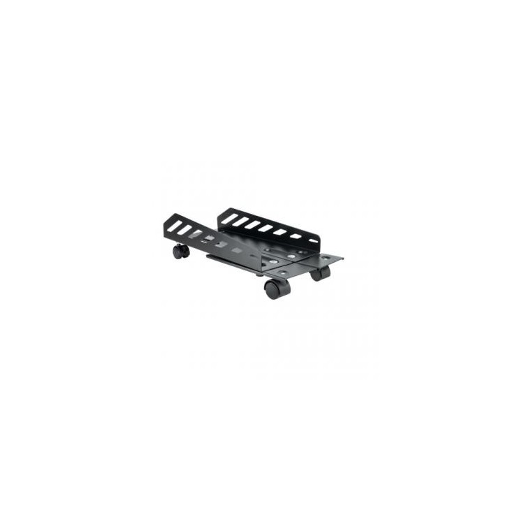 TooQ Soporte metálico para CPU de suelo con ruedas