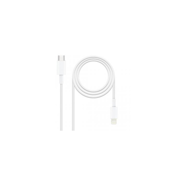 Nanocable Cable Lightning a USB-C, 50 cm