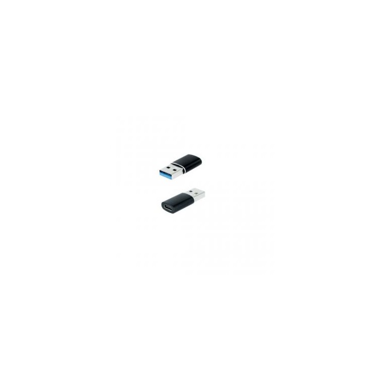 Nanocable Adaptador USB-A 3.1 a USB-C, USB-A/M-USB-C/H, Negro