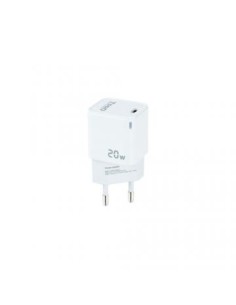 TooQ Cargador de Pared USB-C PD20W, Blanco