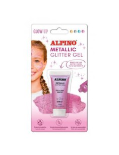 BLÍSTER MAQUILLAJE CON COLOR Y PURPURINA GLITTER ROSA ALPINO DL000604