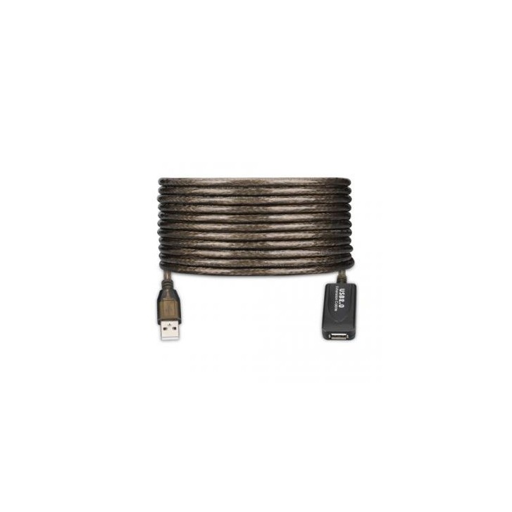 Ewent EW1021 cable USB 10 m USB 2.0 USB A Negro