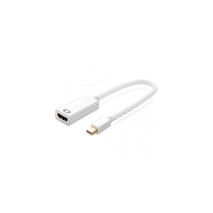 Ewent EC1458 adaptador de cable de vídeo 0,15 m Mini DisplayPort HDMI tipo A (Estándar) Blanco
