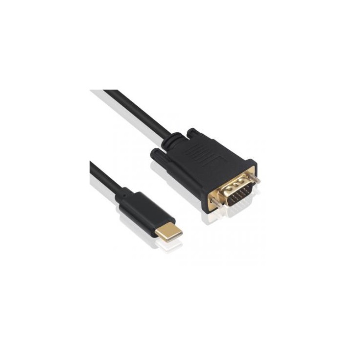 Ewent EC1052 adaptador de cable de vídeo 1,8 m USB Tipo C VGA (D-Sub)