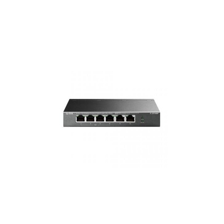 TP-Link TL-SF1006P switch No administrado Fast Ethernet (10/100) Energía sobre Ethernet (PoE) Negro