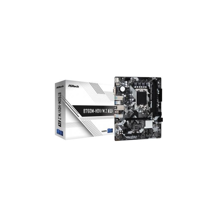 Asrock B760M-HDV/M.2 D4 Intel B760 LGA 1700 micro ATX