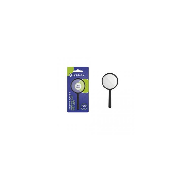 LUPA DOBLE AUMENTO DIAMETRO 50 MM BISMARK 330646