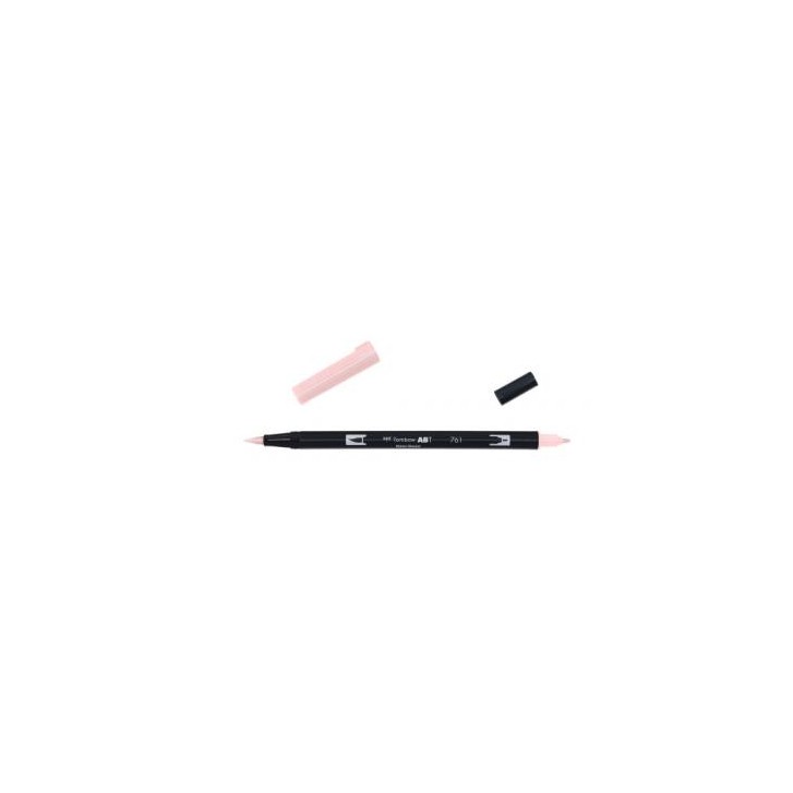 ROTULADOR DOBLE PUNTA PINCEL DUAL BRUSH-761 - COLOR CARNATION. TOMBOW ABT-761