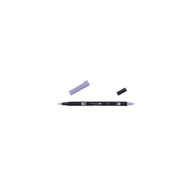 ROTULADOR DOBLE PUNTA PINCEL DUAL BRUSH-603 - COLOR PERIWINKLE. TOMBOW ABT-603