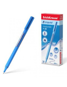 FINELINER LIQUID F-20, COLOR DE LA TINTA AZUL ERICH KRAUSE 47969