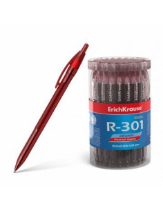 BOLÍGRAFO DE BOLA AUTOMÁTICO R-301 ORIGINAL MATIC 0.7, COLOR DE LA TINTA: ROJO ERICH KRAUSE 46766