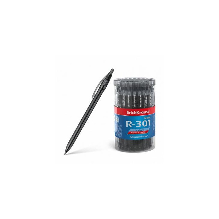 BOLÍGRAFO DE BOLA AUTOMÁTICO R-301 ORIGINAL MATIC 0.7, COLOR DE LA TINTA: NEGRO ERICH KRAUSE 46765