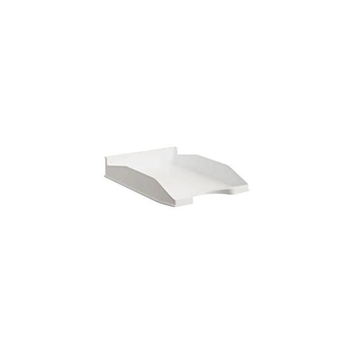 BANDEJA APILABLE ECOGREEN 100% RECICLADO Y RECICLABLE BLANCO PASTEL 345X255X60 MM ARCHIVO 2000 742 BL PS