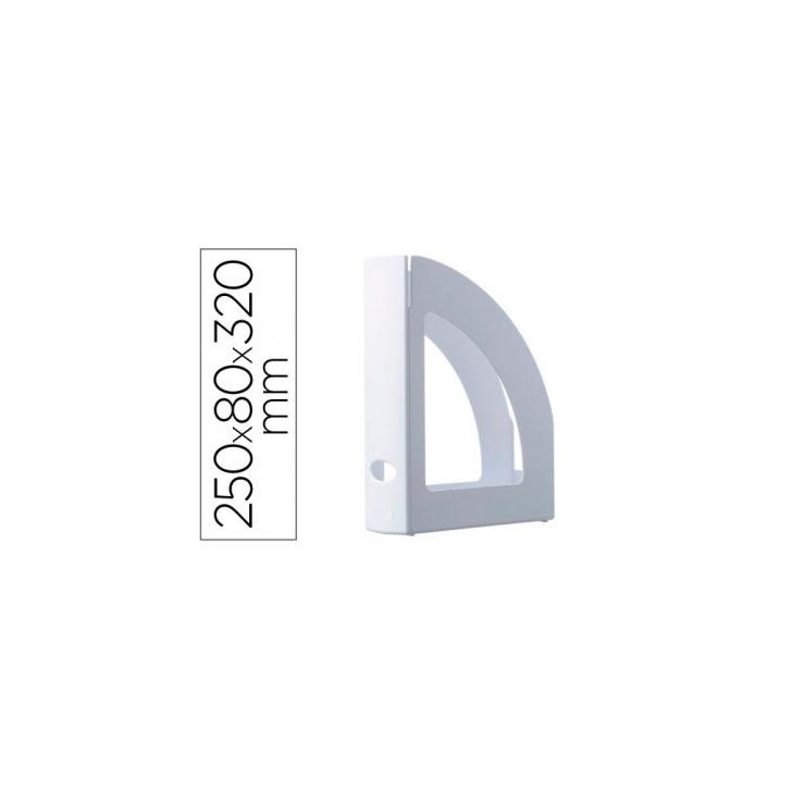 REVISTERO ECOGREEN BLANCO 100% RECICLADO Y RECICLABLE A4 Y FOLIO 250X80X320 MM BLANCO ARCHIVO 2000 2003 BL PS