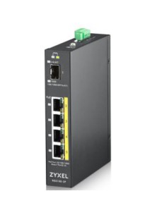 Zyxel RGS100-5P No administrado L2 Gigabit Ethernet (10/100/1000) Energía sobre Ethernet (PoE) Negro