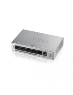 Zyxel GS1005HP No administrado Gigabit Ethernet (10/100/1000) Energía sobre Ethernet (PoE) Plata