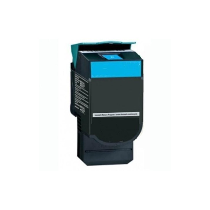 Compatible Toner Lexmark CX410 / CX510 Cyan 80C2HC0 / 802HC