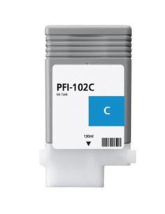 Tinta Compatible CANON PFI102 Cyan 0896B001