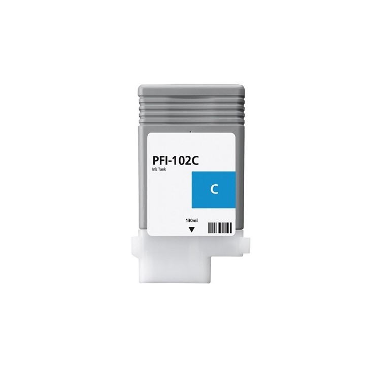 Tinta Compatible CANON PFI102 Cyan 0896B001