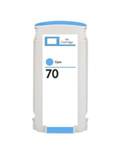 Compatible Tinta Pigmentada HP 70 Cyan C9452A