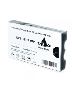 Compatible Epson T6128 Negro Mate Cartucho de Tinta