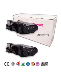 Compatible Pack 2 x Toner SAMSUNG MLT-D203L / D203L